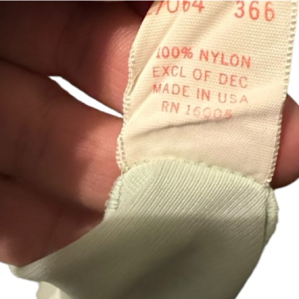 Vintage‎ Embroidered Nylon Robe - Picture 5 of 6